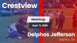 Matchup: Crestview vs. Delphos Jefferson  2020