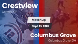 Matchup: Crestview vs. Columbus Grove  2020