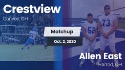 Matchup: Crestview vs. Allen East  2020
