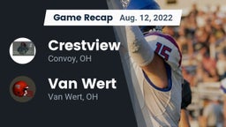 Recap: Crestview  vs. Van Wert  2022