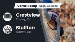 Recap: Crestview  vs. Bluffton  2022