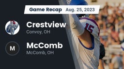 Recap: Crestview  vs. McComb  2023
