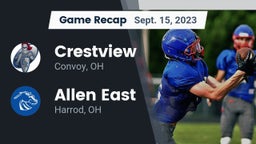 Recap: Crestview  vs. Allen East  2023