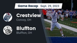 Recap: Crestview  vs. Bluffton  2023