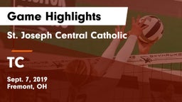 St. Joseph Central Catholic  vs TC Game Highlights - Sept. 7, 2019