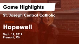 St. Joseph Central Catholic  vs Hopewell Game Highlights - Sept. 12, 2019