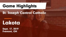 St. Joseph Central Catholic  vs Lakota Game Highlights - Sept. 17, 2019