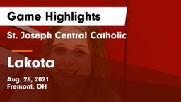 St. Joseph Central Catholic  vs Lakota Game Highlights - Aug. 26, 2021