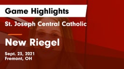 St. Joseph Central Catholic  vs New Riegel  Game Highlights - Sept. 23, 2021