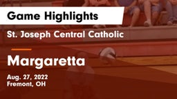 St. Joseph Central Catholic  vs Margaretta  Game Highlights - Aug. 27, 2022
