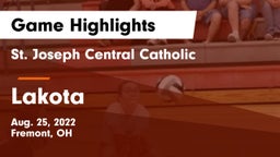 St. Joseph Central Catholic  vs Lakota Game Highlights - Aug. 25, 2022