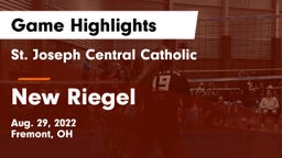 St. Joseph Central Catholic  vs New Riegel  Game Highlights - Aug. 29, 2022