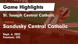 St. Joseph Central Catholic  vs Sandusky Central Catholic Game Highlights - Sept. 6, 2022