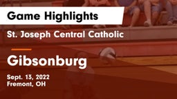 St. Joseph Central Catholic  vs Gibsonburg  Game Highlights - Sept. 13, 2022