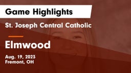 St. Joseph Central Catholic  vs Elmwood  Game Highlights - Aug. 19, 2023