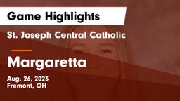 St. Joseph Central Catholic  vs Margaretta  Game Highlights - Aug. 26, 2023