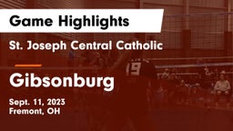 St. Joseph Central Catholic  vs Gibsonburg  Game Highlights - Sept. 11, 2023