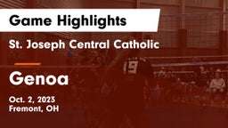 St. Joseph Central Catholic  vs Genoa  Game Highlights - Oct. 2, 2023