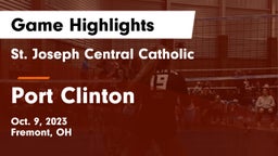 St. Joseph Central Catholic  vs Port Clinton  Game Highlights - Oct. 9, 2023