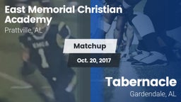 Matchup: East Memorial Christ vs. Tabernacle  2017