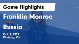 Franklin Monroe  vs Russia  Game Highlights - Oct. 4, 2021