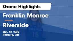 Franklin Monroe  vs Riverside  Game Highlights - Oct. 18, 2022