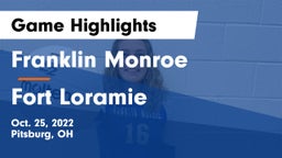 Franklin Monroe  vs Fort Loramie  Game Highlights - Oct. 25, 2022