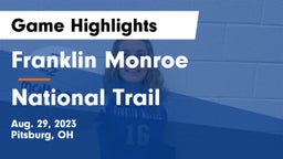 Franklin Monroe  vs National Trail  Game Highlights - Aug. 29, 2023
