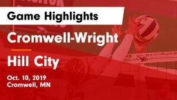 Cromwell-Wright  vs Hill City  Game Highlights - Oct. 10, 2019