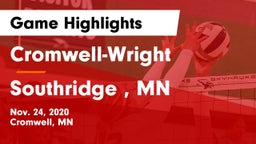Cromwell-Wright  vs Southridge , MN Game Highlights - Nov. 24, 2020