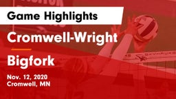 Cromwell-Wright  vs Bigfork Game Highlights - Nov. 12, 2020