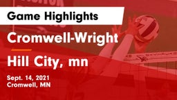 Cromwell-Wright  vs Hill City, mn Game Highlights - Sept. 14, 2021
