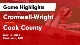 Cromwell-Wright  vs Cook County  Game Highlights - Nov. 3, 2021