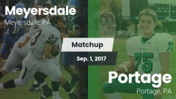 Matchup: Meyersdale vs. Portage  2017