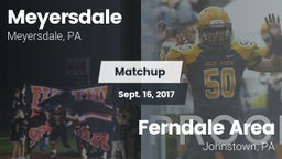 Matchup: Meyersdale vs. Ferndale  Area  2017