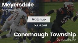 Matchup: Meyersdale vs. Conemaugh Township  2017