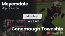 Matchup: Meyersdale vs. Conemaugh Township  2017