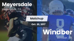 Matchup: Meyersdale vs. Windber  2017
