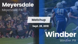 Matchup: Meyersdale vs. Windber  2018