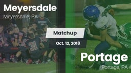 Matchup: Meyersdale vs. Portage  2018