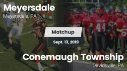 Matchup: Meyersdale vs. Conemaugh Township  2019
