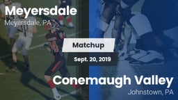 Matchup: Meyersdale vs. Conemaugh Valley  2019
