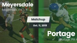 Matchup: Meyersdale vs. Portage  2019