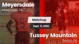 Matchup: Meyersdale vs. Tussey Mountain  2020