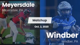 Matchup: Meyersdale vs. Windber  2020