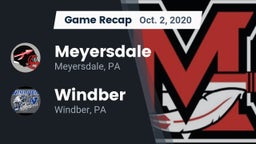 Recap: Meyersdale  vs. Windber  2020