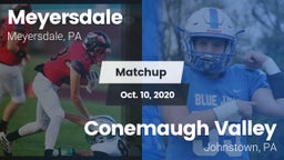 Matchup: Meyersdale vs. Conemaugh Valley  2020