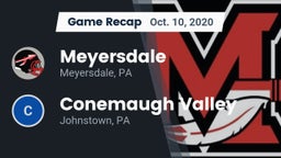 Recap: Meyersdale  vs. Conemaugh Valley  2020