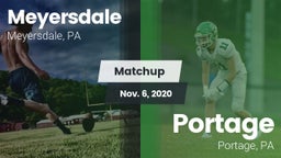 Matchup: Meyersdale vs. Portage  2020