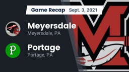 Recap: Meyersdale  vs. Portage  2021